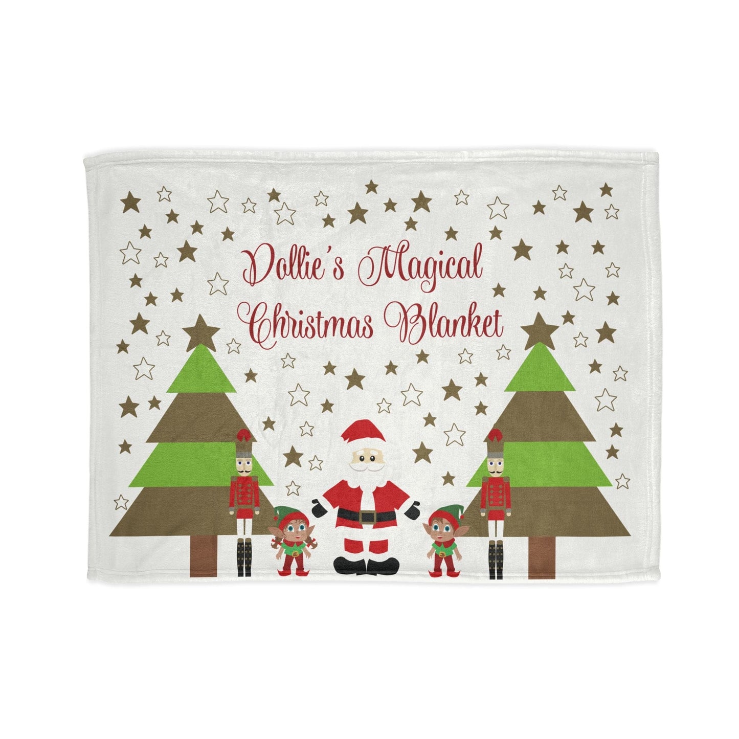 Printify Home Decor 30'' × 40'' Personalised Polyester Christmas Cute Characters Blanket