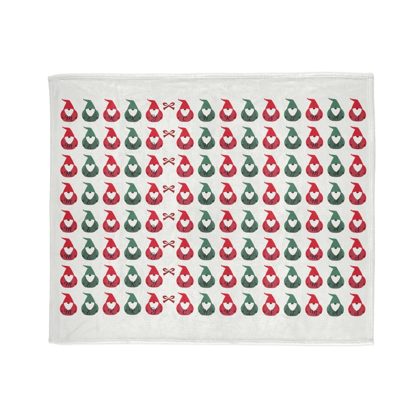 Printify Home Decor 50" × 60" Christmas Gonk Polyester Blanket - Festive Colours