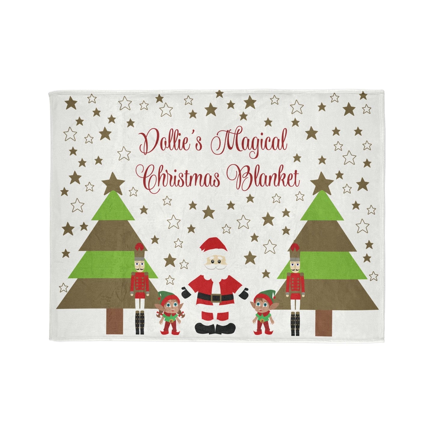 Printify Home Decor 60" × 80" Personalised Polyester Christmas Cute Characters Blanket