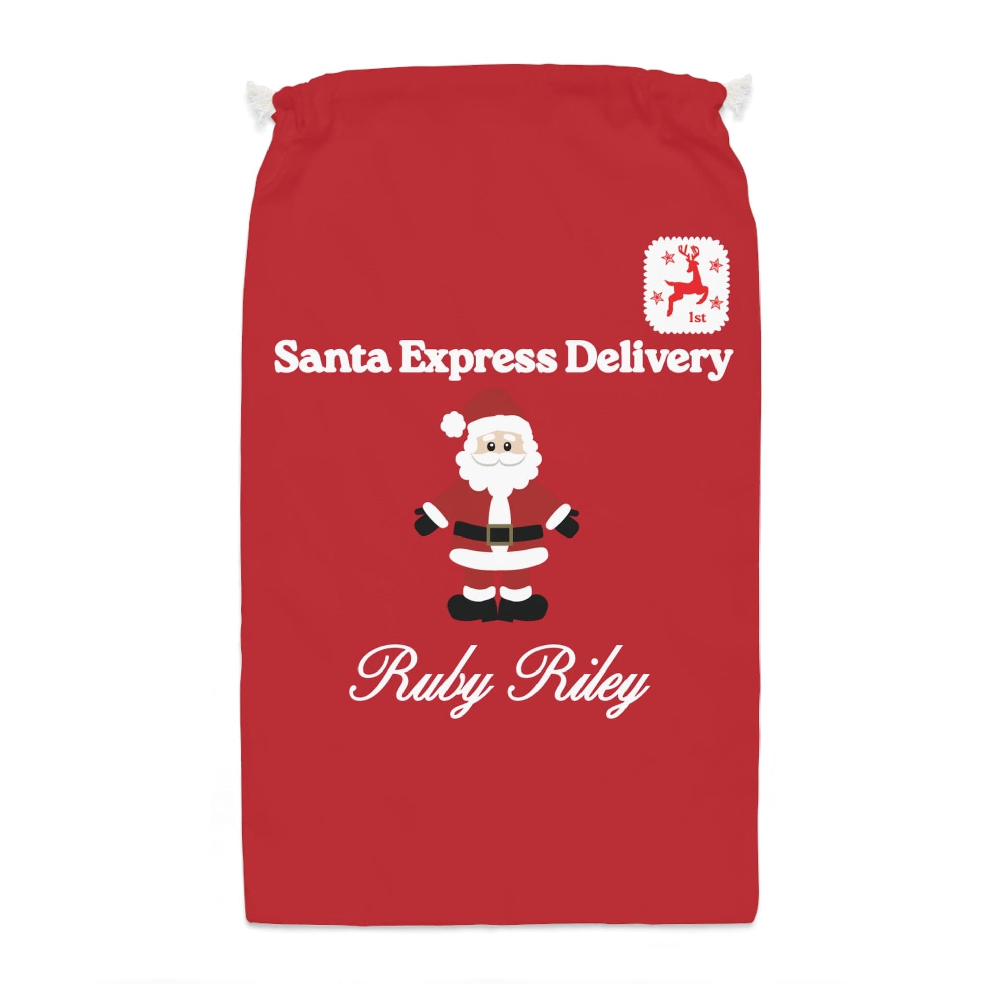 Printify Home Decor One size Personalised Christmas Santa Sack - Santa Express Delivery