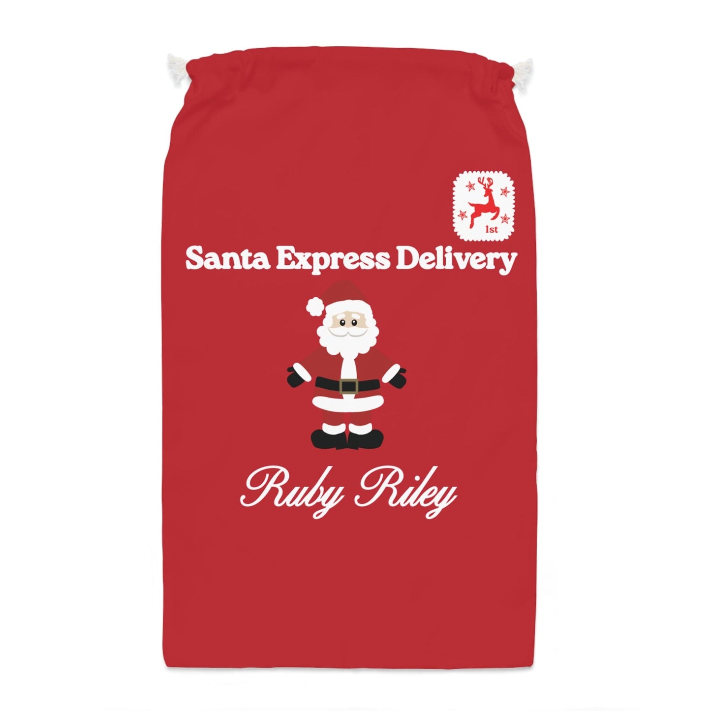 Printify Home Decor One size Personalised Christmas Santa Sack - Santa Express Delivery