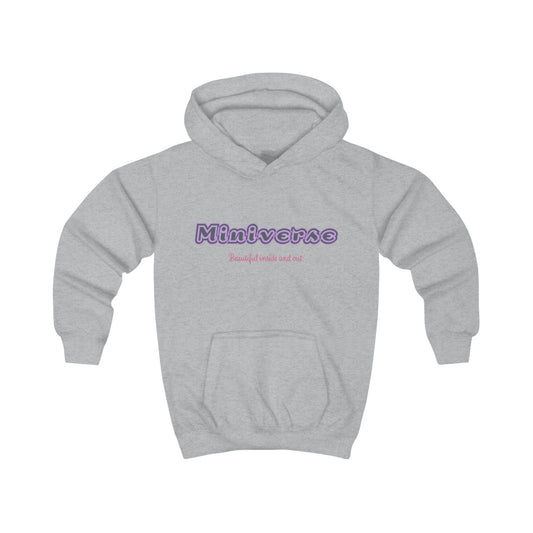 Printify Kids clothes Heather Grey / XS Miniverse Kids Hoodie