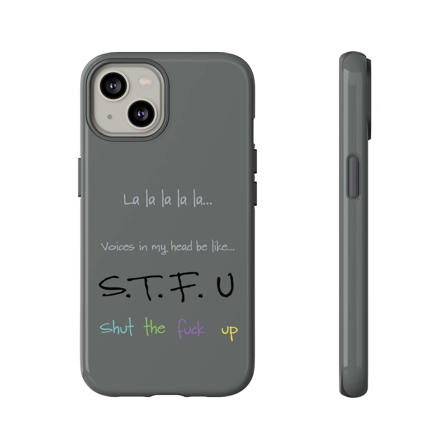 Printify Phone Case iPhone 14 / Glossy Shut the fuck up iphone Case