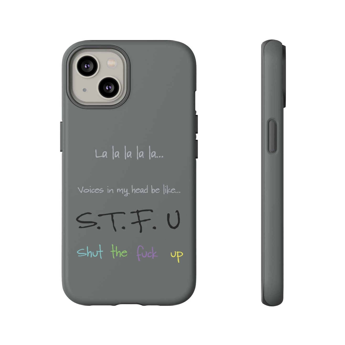 Printify Phone Case iPhone 14 / Matte Shut the fuck up iphone Case