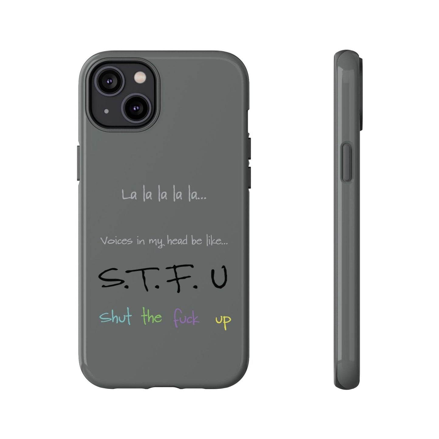 Printify Phone Case iPhone 14 Plus / Glossy Shut the fuck up iphone Case