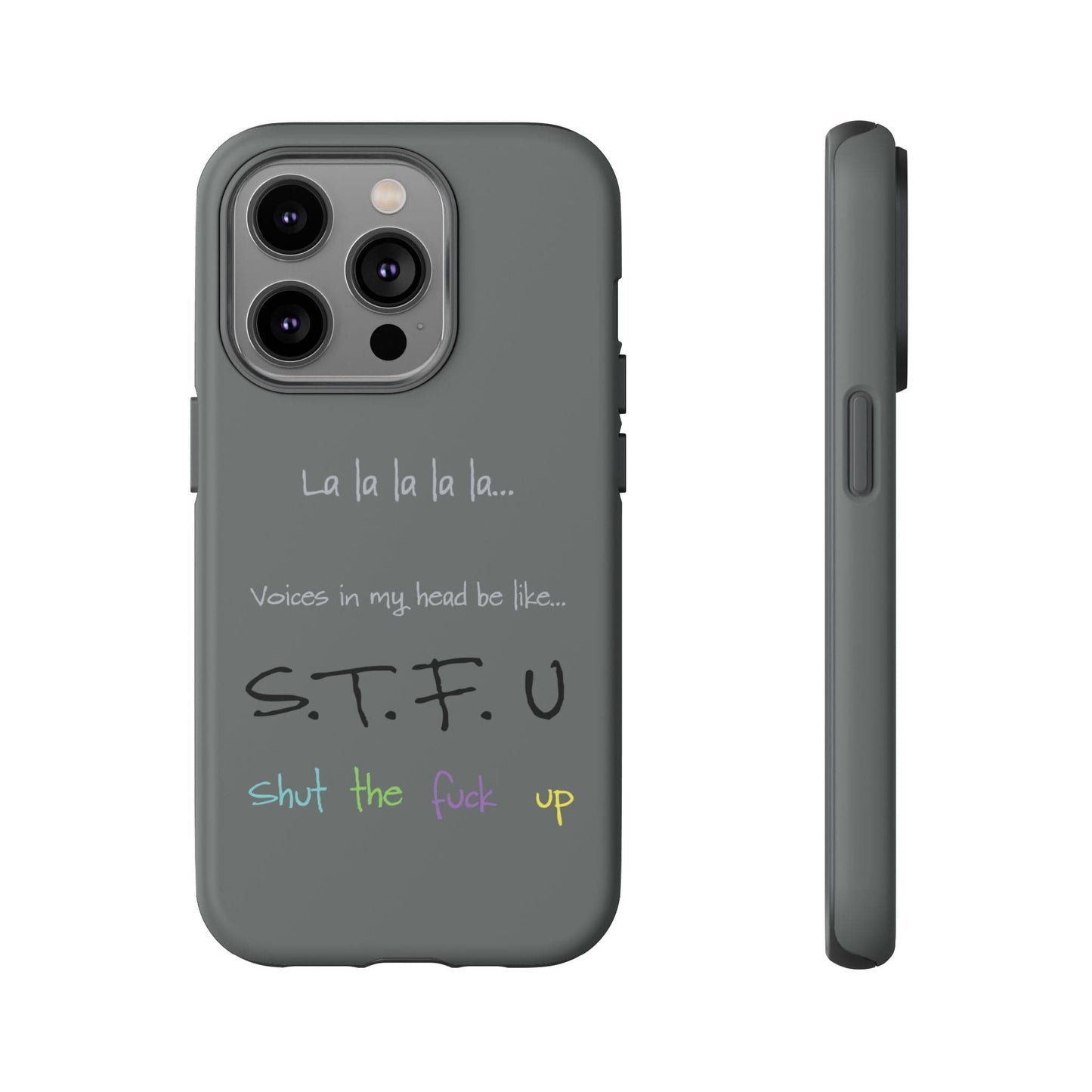 Printify Phone Case iPhone 14 Pro / Matte Shut the fuck up iphone Case