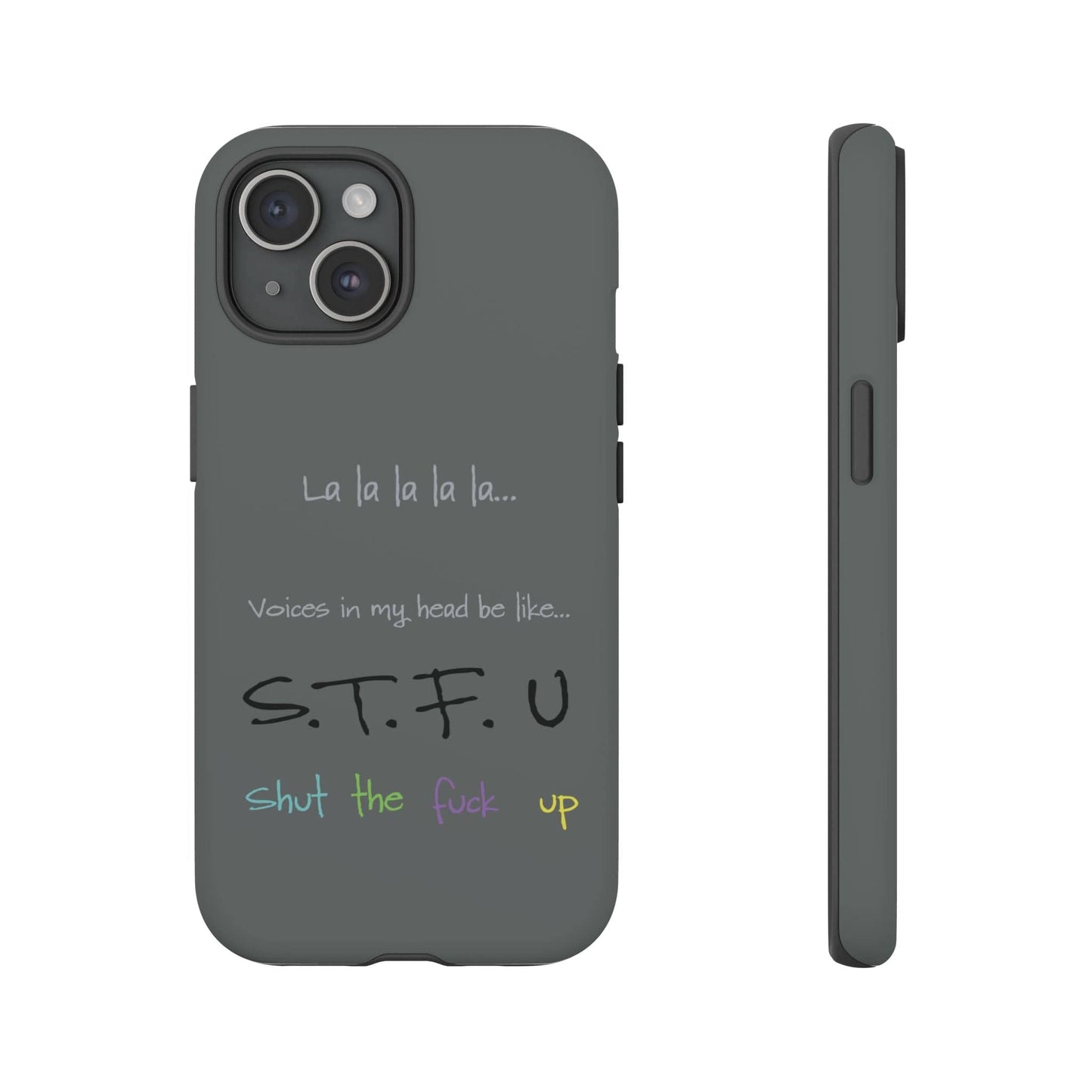 Printify Phone Case iPhone 15 / Matte Shut the fuck up iphone Case