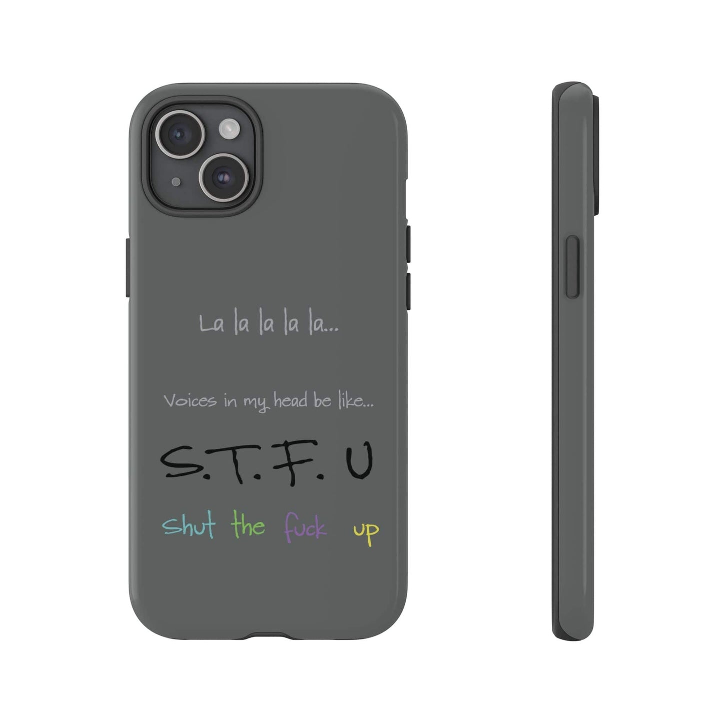 Printify Phone Case iPhone 15 Plus / Glossy Shut the fuck up iphone Case