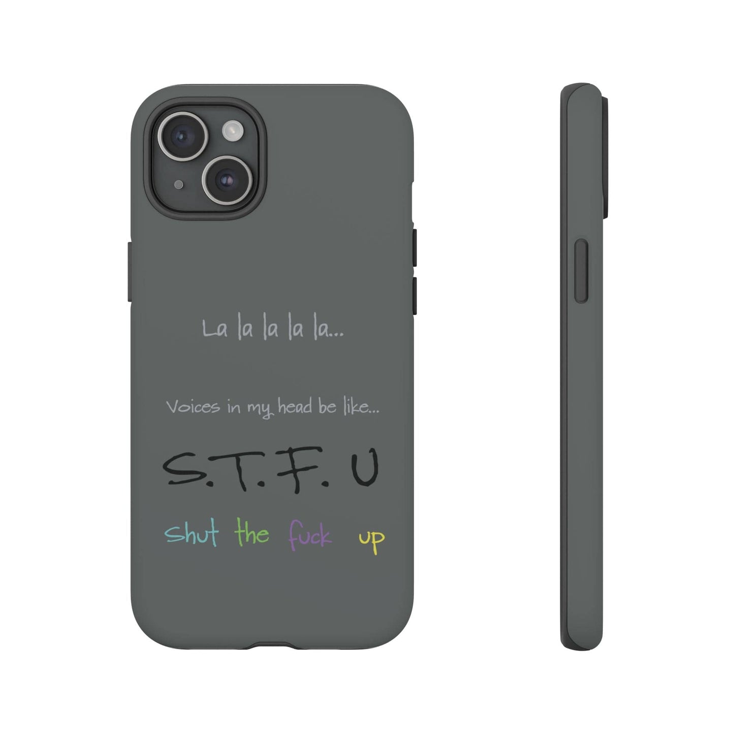 Printify Phone Case iPhone 15 Plus / Matte Shut the fuck up iphone Case