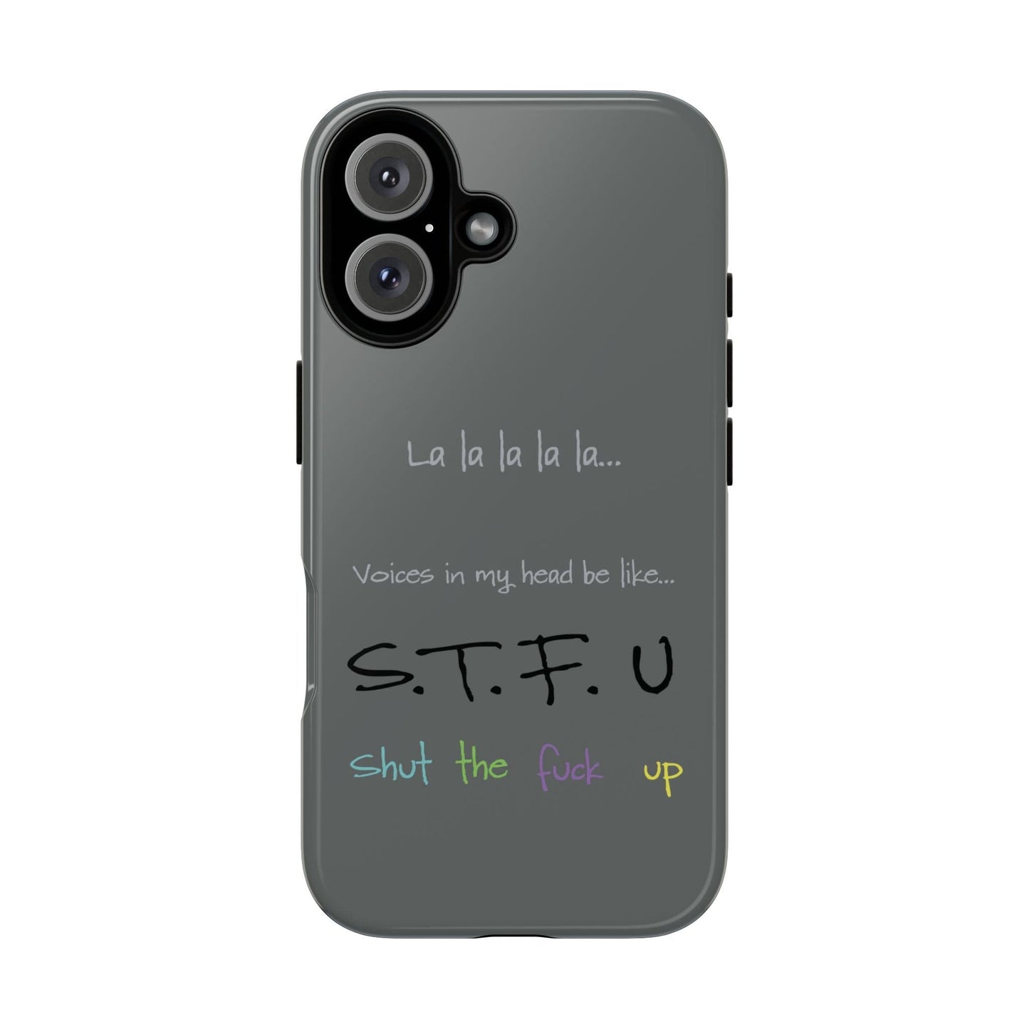 Printify Phone Case iPhone 16 / Glossy Shut the fuck up iphone Case