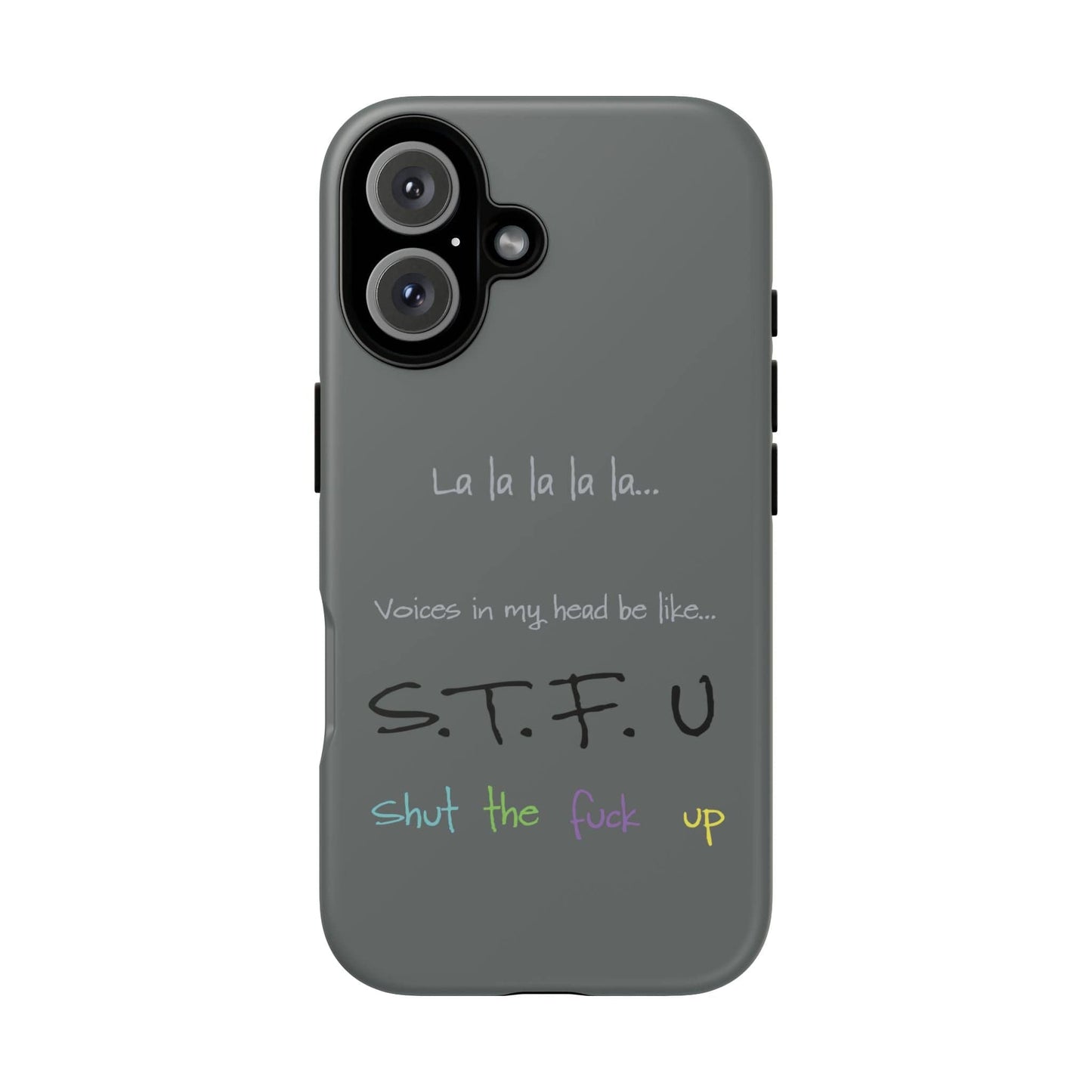 Printify Phone Case iPhone 16 / Matte Shut the fuck up iphone Case