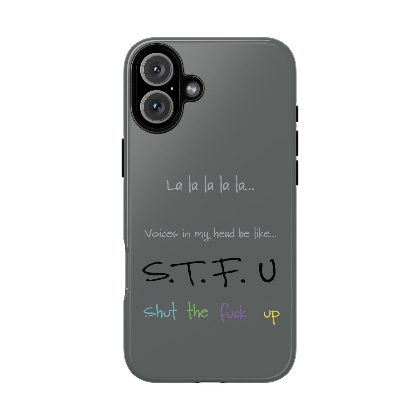 Printify Phone Case iPhone 16 Plus / Glossy Shut the fuck up iphone Case