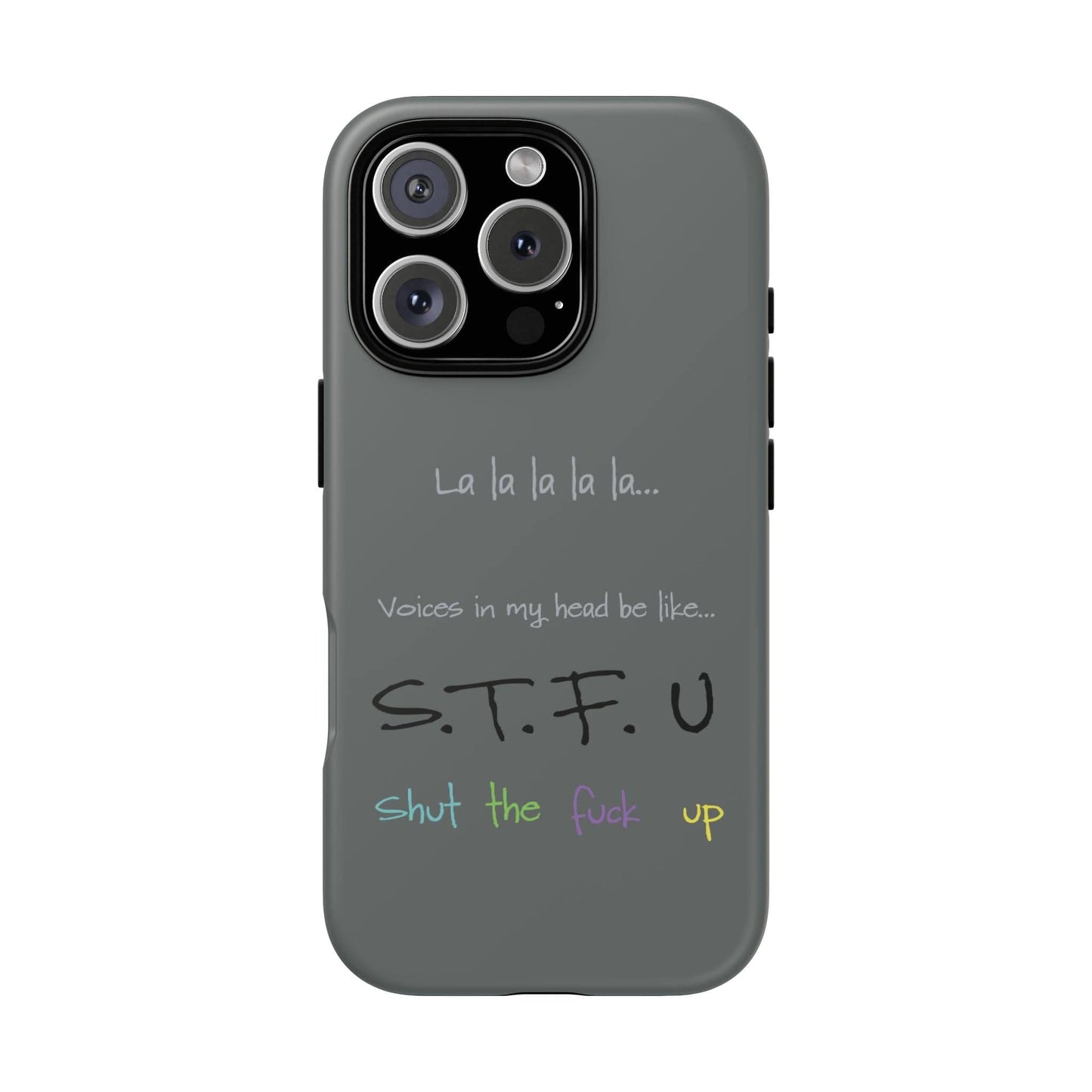 Printify Phone Case iPhone 16 Pro / Matte Shut the fuck up iphone Case