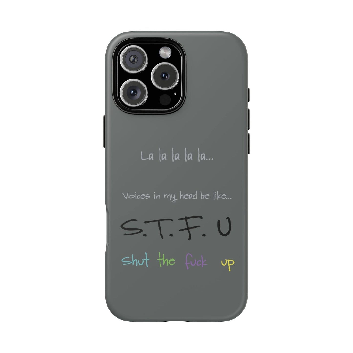 Printify Phone Case iPhone 16 Pro Max / Matte Shut the fuck up iphone Case